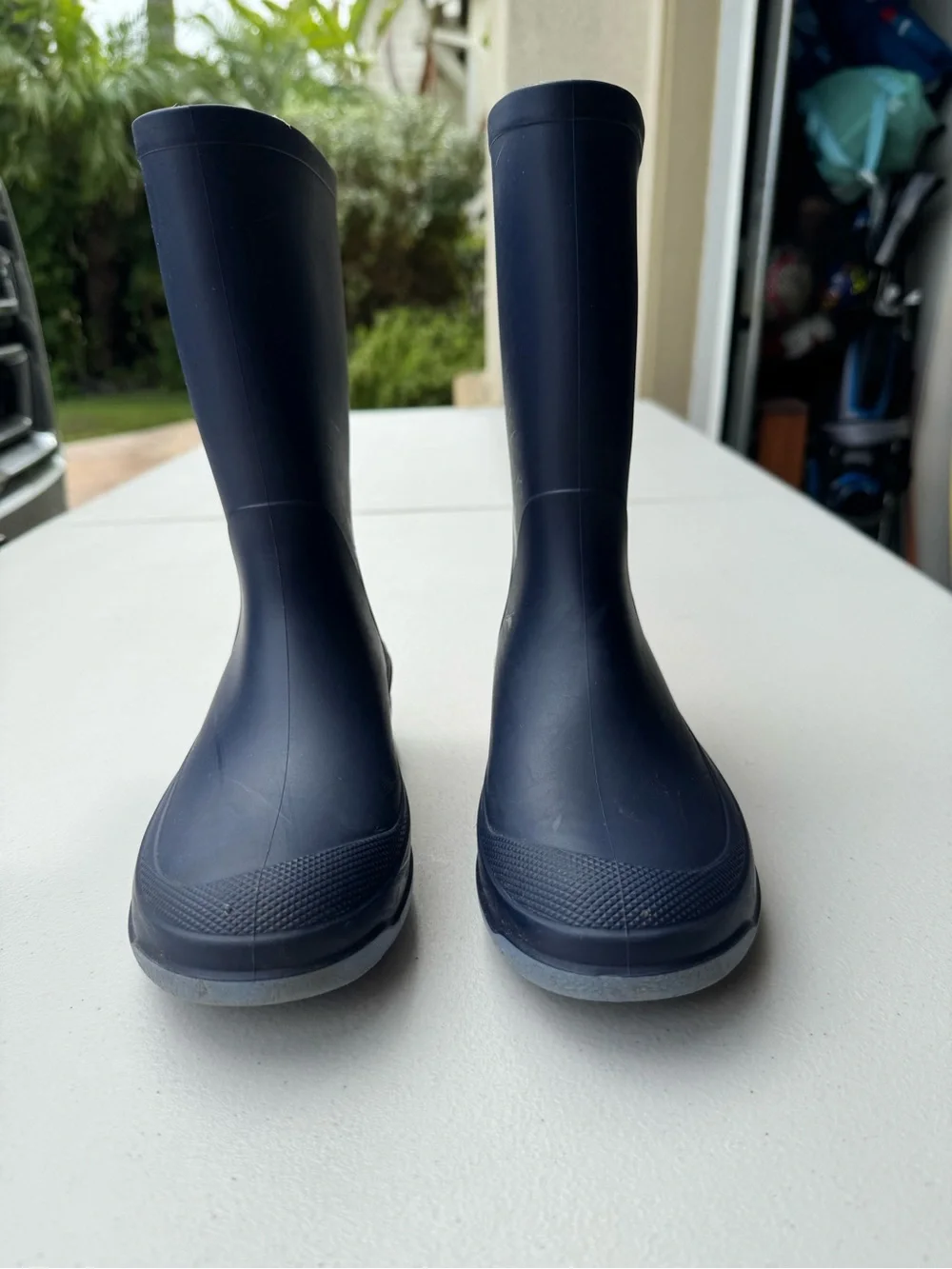 Kids Rain Boots (Size 3, boy or girl) Cat & Jack Navy Blue